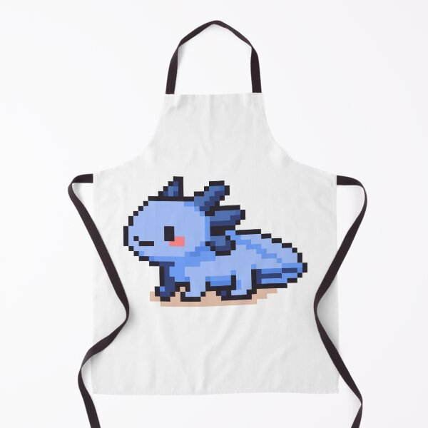 Item preview, Tiny Pixel Axolotl – Blueberry Curious Crawler designed and sold by retro_pixel.