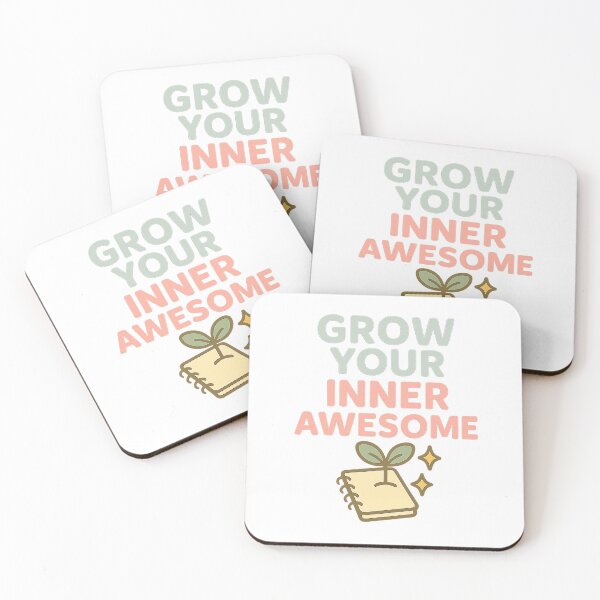 Item preview, Grow Your Inner Awesome designed and sold by acupofcoffy.