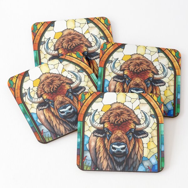 Item preview, Bold Bison Buffalo Animal Nature Art  designed and sold by countrymouse.