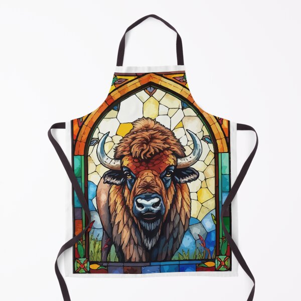 Item preview, Bold Bison Buffalo Animal Nature Art designed and sold by countrymouse.