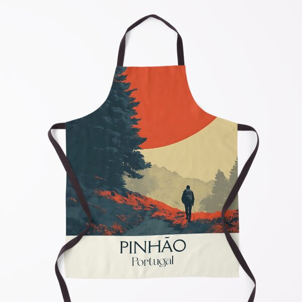 Item preview, Pinhão Portugal Douro Wine Village Poster - Minimalist Sunset Valley Portuguese Travel Art designed and sold by TuncGK.