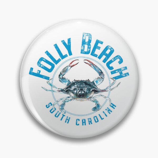 Item preview, Folly Beach South Carolina Blue Crab Design designed and sold by Futurebeachbum.