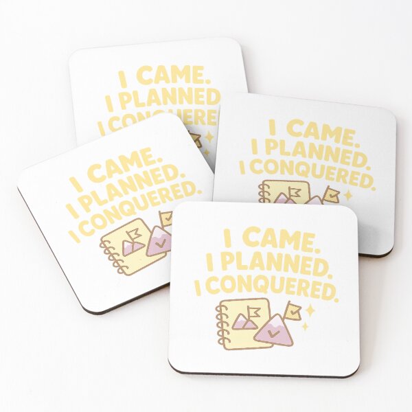 Item preview, I Came. I Planned. I Conquered.  designed and sold by acupofcoffy.