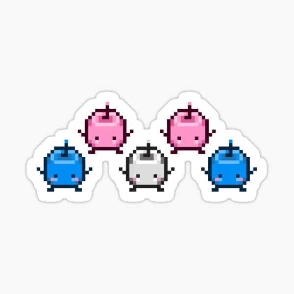 Item preview, Trans Pride Junimo ~ Stardew valley designed and sold by Ruxandas.