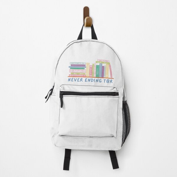 Item preview, neverending tbr cute pastel bookshelf designed and sold by winterpumpkin.