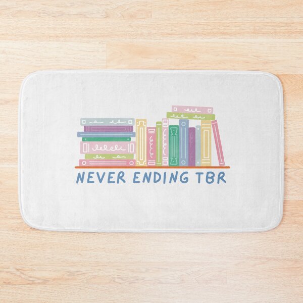 Item preview, neverending tbr cute pastel bookshelf designed and sold by winterpumpkin.