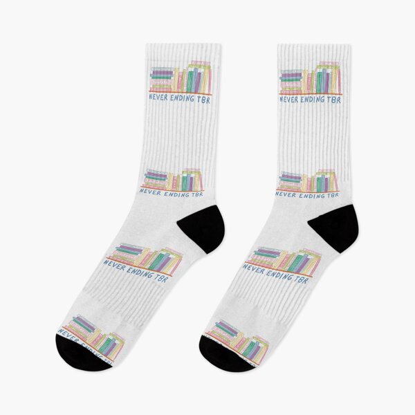 Item preview, neverending tbr cute pastel bookshelf designed and sold by winterpumpkin.