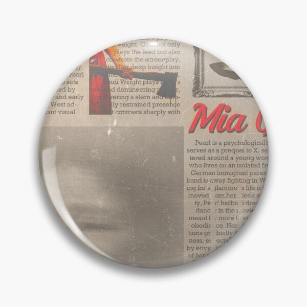 Item preview, Pearl Movie Poster - Vintage Editorial Newspaper Style designed and sold by judepsd.
