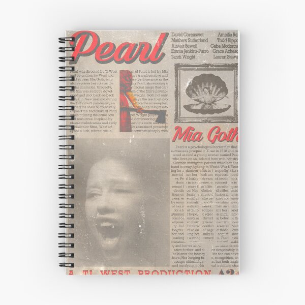 Item preview, Pearl Movie Poster - Vintage Editorial Newspaper Style designed and sold by judepsd.