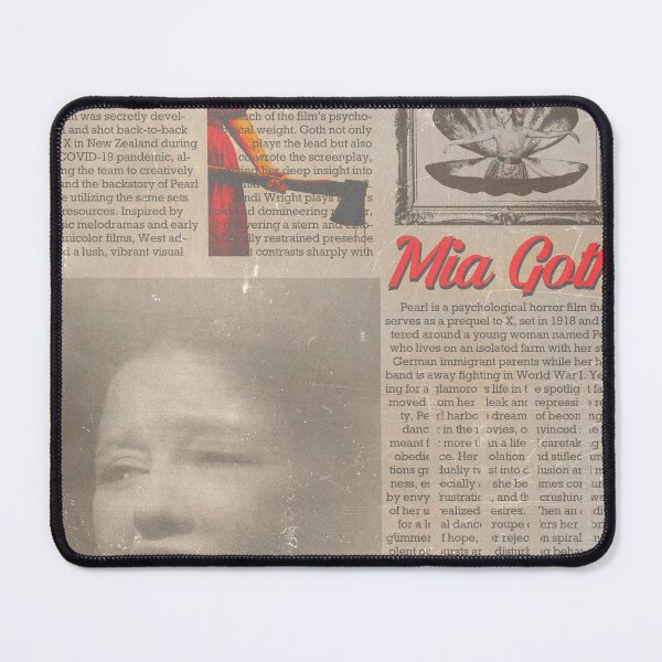 Item preview, Pearl Movie Poster - Vintage Editorial Newspaper Style designed and sold by judepsd.