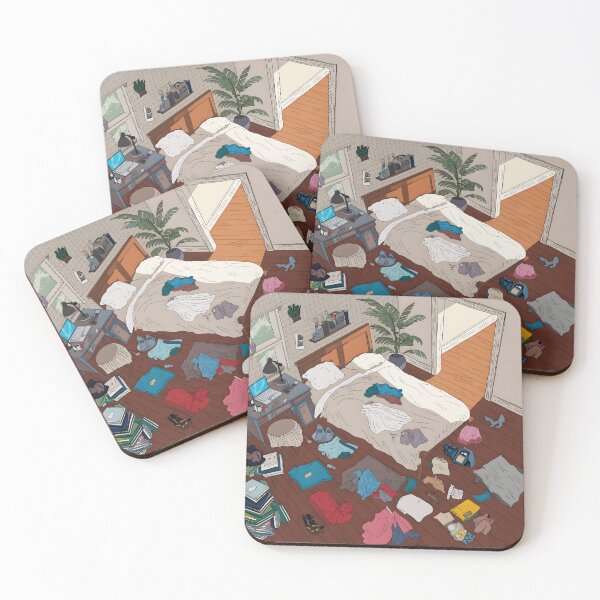 Item preview, Messy Room – Top View Chaos in a Creative Mind designed and sold by EmeraldeaArt.