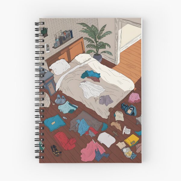 Item preview, Messy Room – Top View Chaos in a Creative Mind designed and sold by EmeraldeaArt.