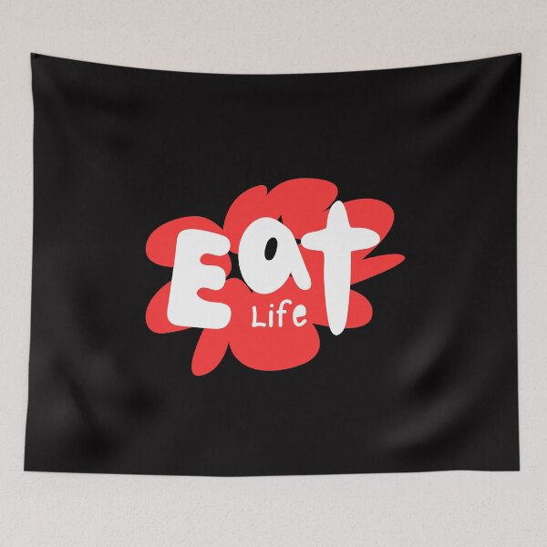 Item preview, Eat Life Motivational Unisex Tee, Inspirational Foodie Fans Gift Shirt, Positive Vibes Wellness Apparel for Gusto Fans designed and sold by Orens POD.
