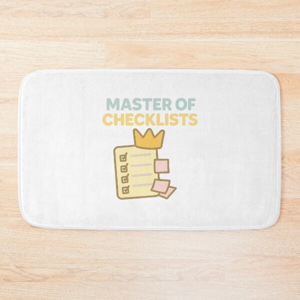 Item preview, Master of Checklists designed and sold by acupofcoffy.