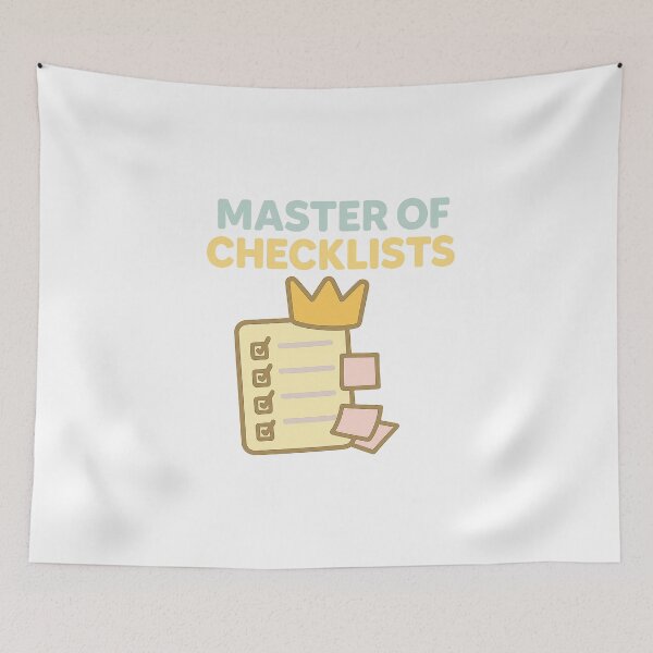 Item preview, Master of Checklists designed and sold by acupofcoffy.