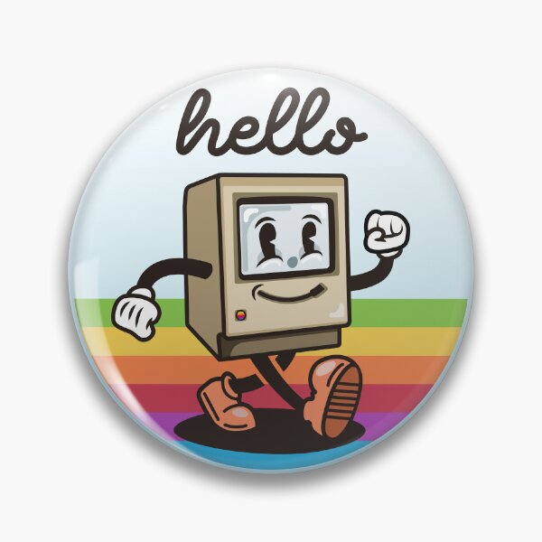 Item preview, Macintosh 128K Classic Rubber Hose Style Character designed and sold by FreshyStudios.