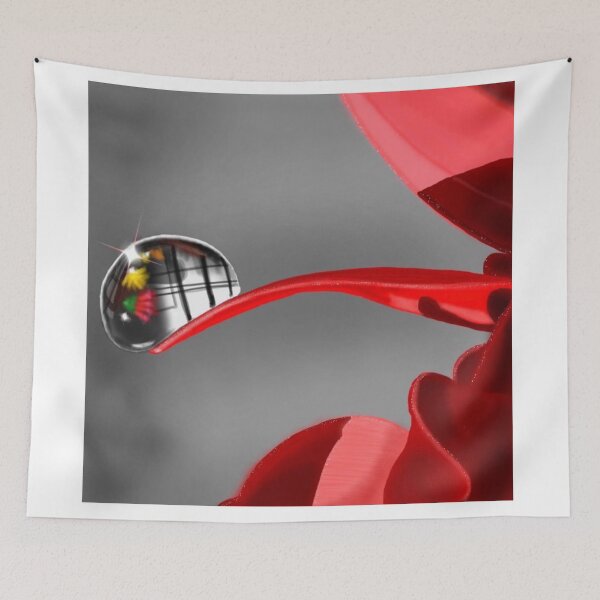 Item preview, Red Petal Droplet designed and sold by lawrencehyde.