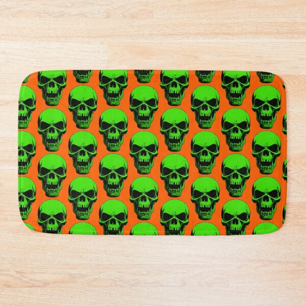 Item preview, Screaming Warrior Angry Green Skull designed and sold by hauntedtees.