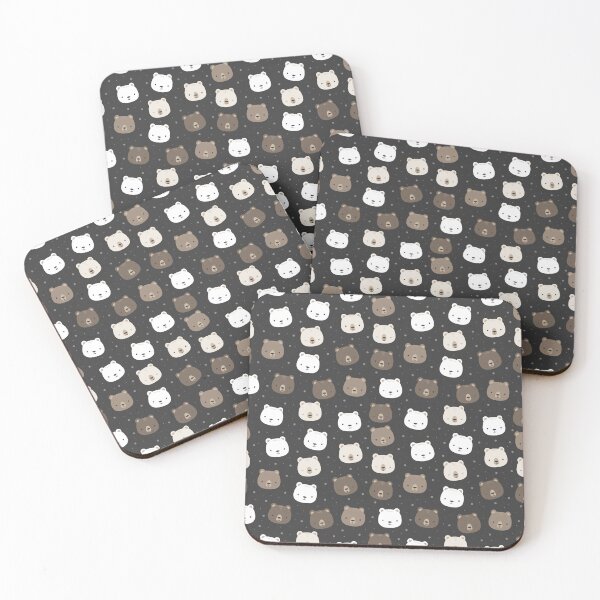 Item preview, Cute Bear Pattern in Neutral Tones designed and sold by Bijutsuu-.