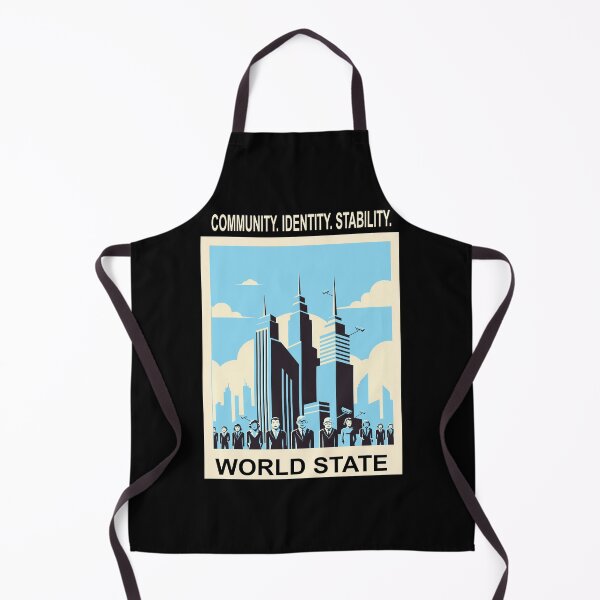 Item preview, Brave New World - World State - Community. Identity. Stability. designed and sold by DesertG.