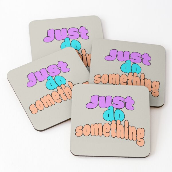 Item preview, Just Do Something Colorful Fun Text Design designed and sold by art64.