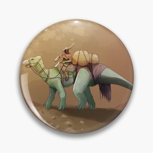 Item preview, The Lone Iguanodon Cowboy Trader designed and sold by DuckhatsMcGee.