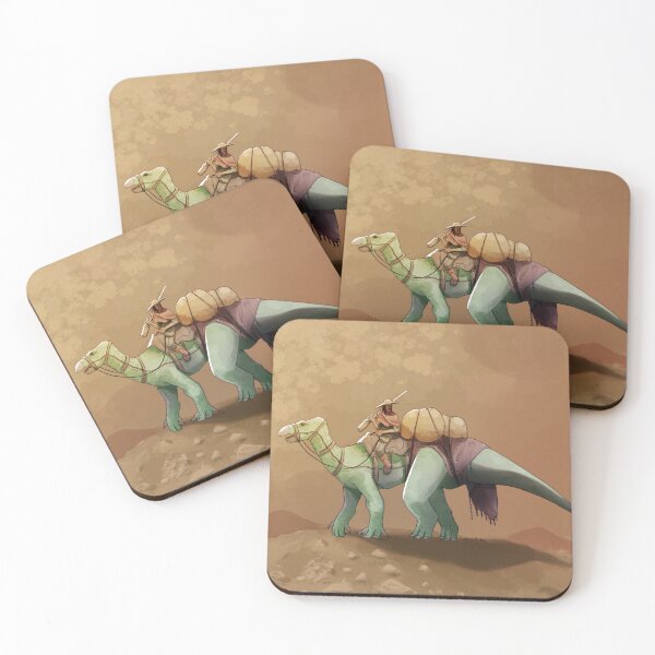 Item preview, The Lone Iguanodon Cowboy Trader designed and sold by DuckhatsMcGee.