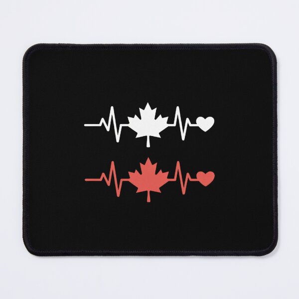 Item preview, Heartbeats in the shape of the Maple Leaf Canada designed and sold by Paper Drip.