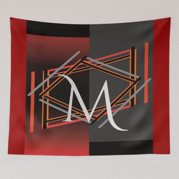 Item preview, Cool Initial Art Design M designed and sold by RGSMOOTHFINGER.