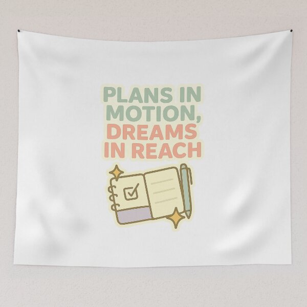 Item preview, Plans In Motion, Dreams In Reach designed and sold by acupofcoffy.