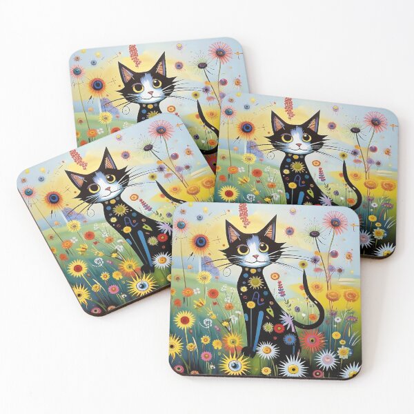 Item preview, A beautiful kitten among the sunflowers. designed and sold by Natalia-Vlad.