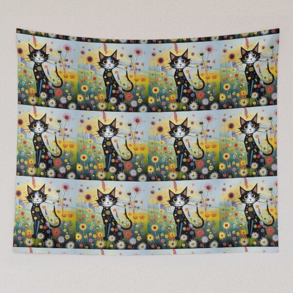 Item preview, A beautiful kitten among the sunflowers. designed and sold by Natalia-Vlad.