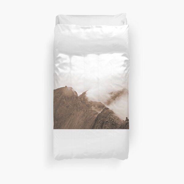 From Sgurr Mhic Choinnich Back to The Inaccessible Pinnacle, Skye Duvet Cover