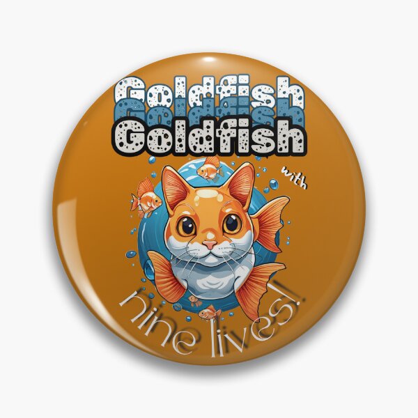 Item preview, Goldfish with nine lives! vibrant colors apparel  designed and sold by JumWow.