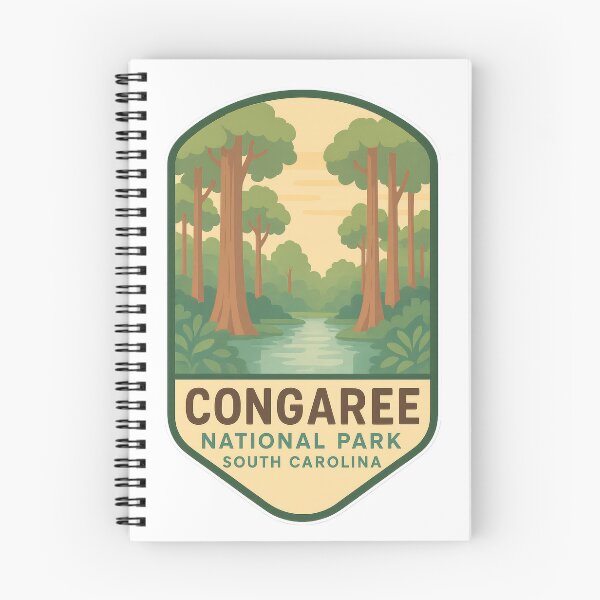 Item preview, Congaree National Park – South Carolina Retro Badge designed and sold by duke818.