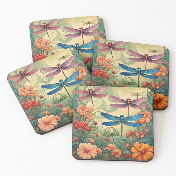 Item preview, Libélulas En El Romántico Jardín Ninfa II designed and sold by Glimmersmith.