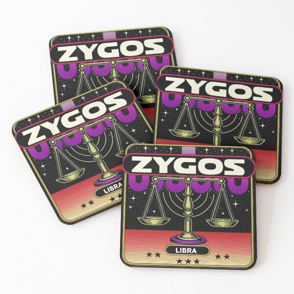 Item preview, Balanced Libra Zodiac Scales in Retro Neon Sky designed and sold by Yas_oma.