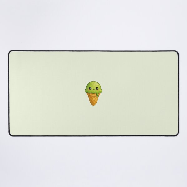 Item preview, Kawaii Matcha Ice Cream designed and sold by art-by-mel.
