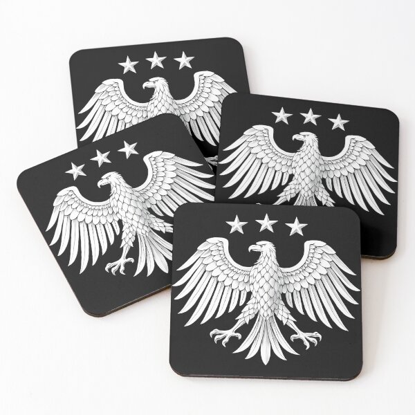 Item preview, white Syrian Eagle Emblem designed and sold by StudioNeon.
