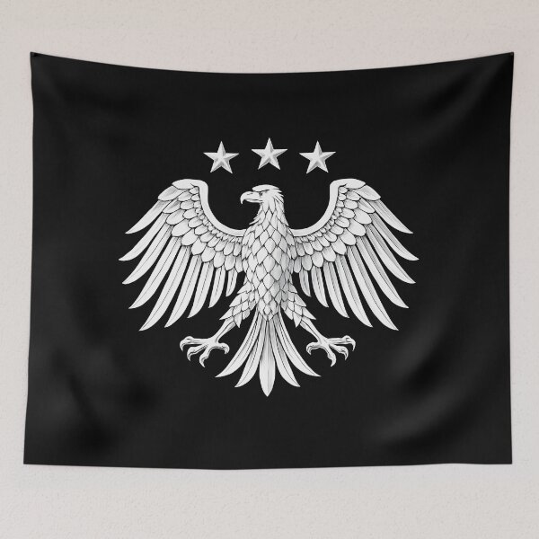 Item preview, white Syrian Eagle Emblem designed and sold by StudioNeon.