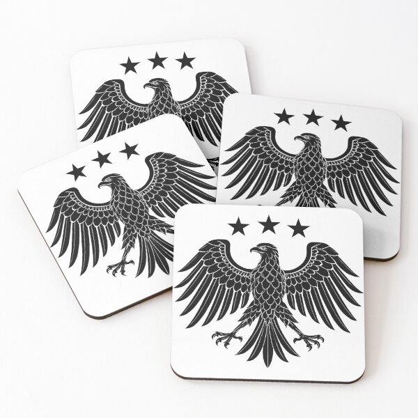 Item preview, Black Syrian Eagle Emblem - Small - Side designed and sold by StudioNeon.