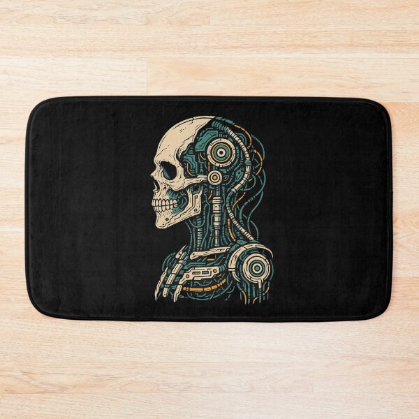 Item preview, Cyberpunk Mechanical Anatomy – Biomech Skull Design designed and sold by Design_Your_Day.