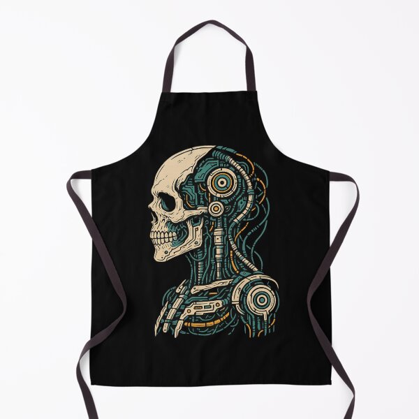 Item preview, Cyberpunk Mechanical Anatomy – Biomech Skull Design designed and sold by Design_Your_Day.
