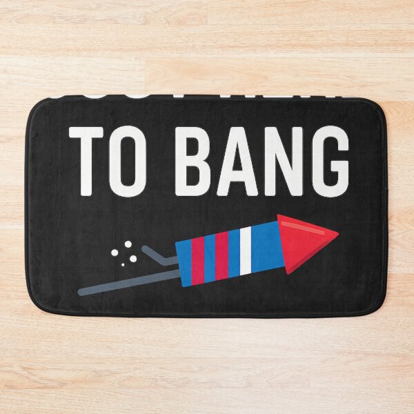 Item preview, Just Here to Bang – Firework Rocket 4th of July Design T-Shirt designed and sold by BambaKchula.
