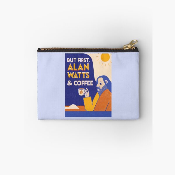 Item preview, But First Alan Watts Coffee Philosophy Quote - Mindfulness Morning Ritual designed and sold by Mystikos Art.