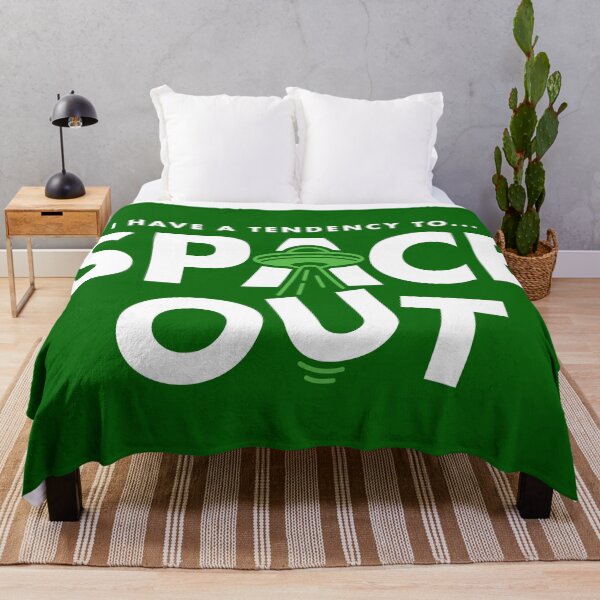 Item preview, I Have a Tendency to Space Out (White and Green) designed and sold by Justin Ellis.