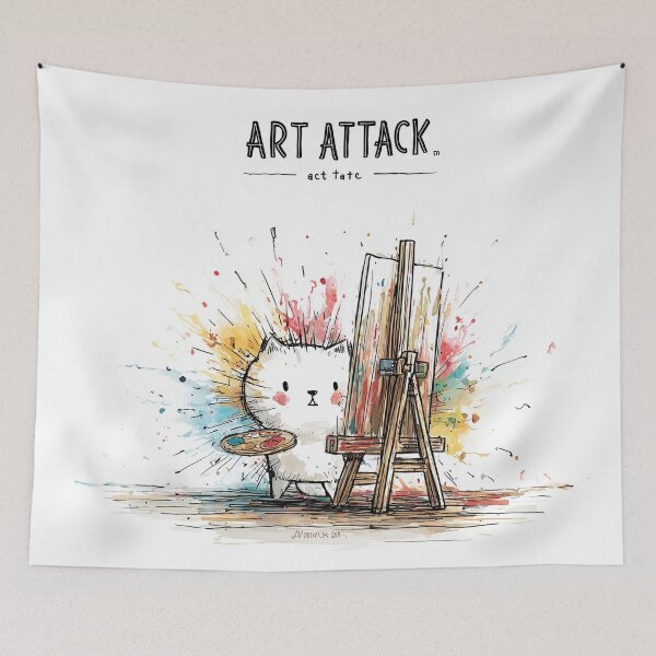 Item preview, Art Attack Cat designed and sold by Rtymer.