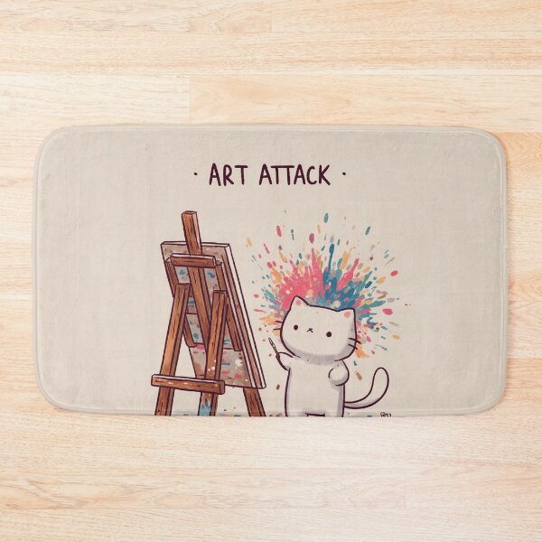 Item preview, Art Attack Cat designed and sold by Rtymer.