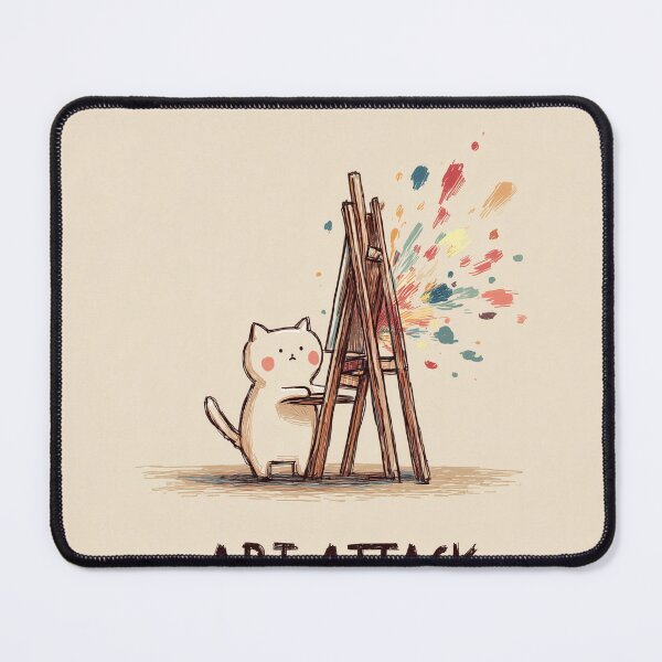 Item preview, Art Attack Cat designed and sold by Rtymer.