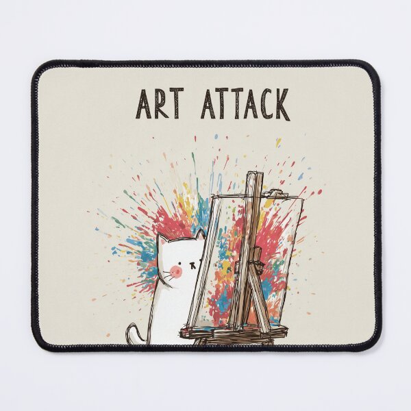 Item preview, Art Attack Cat designed and sold by Rtymer.